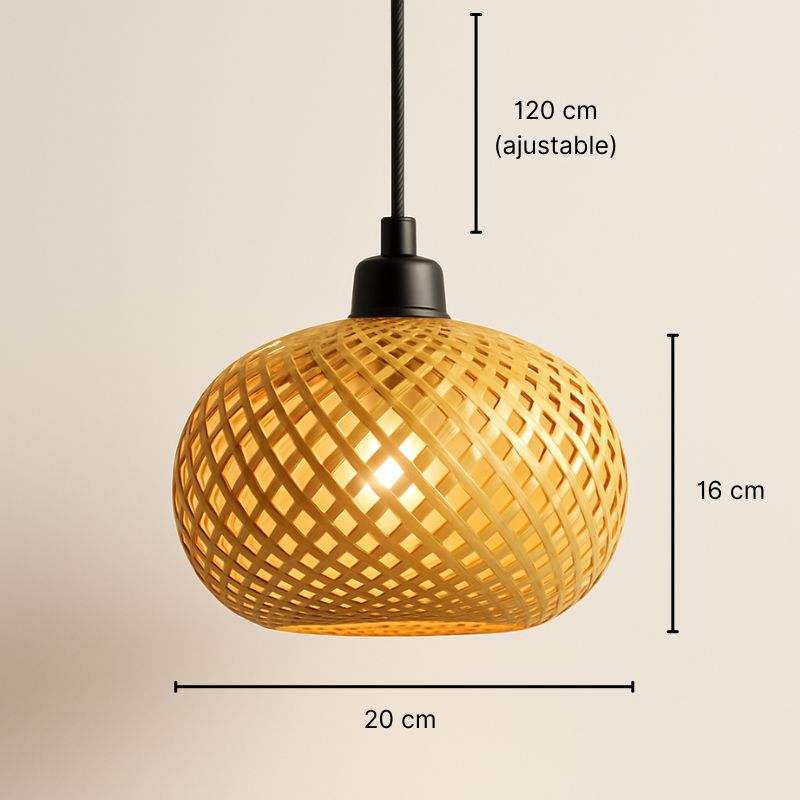 Suspension en bambou naturel - Palma