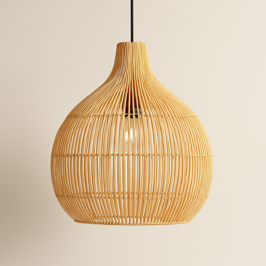 Suspension en bambou naturel - Sélène