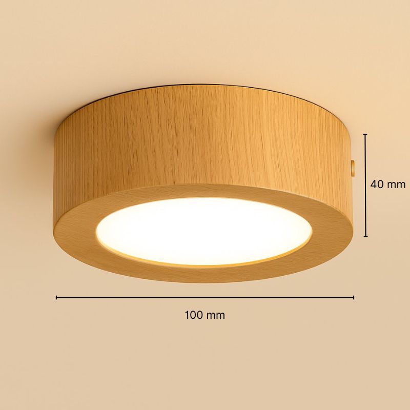 Plafonnier spot en bois - Haloa