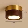 Plafonnier spot en bois - Heloa