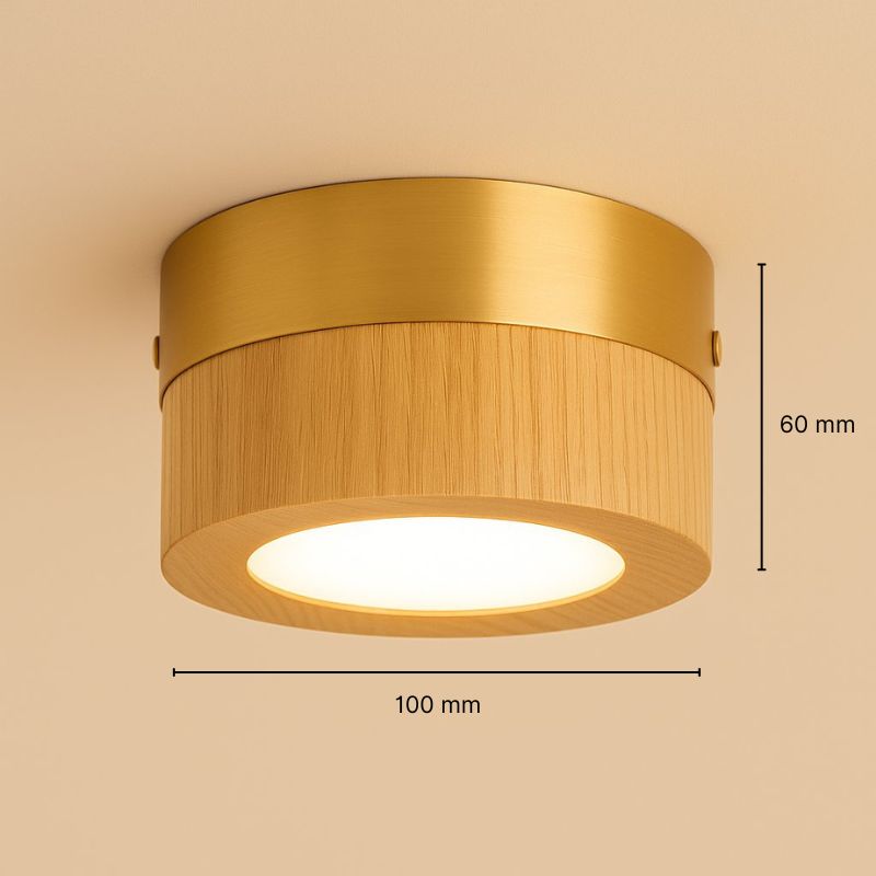 Plafonnier spot en bois - Haloa