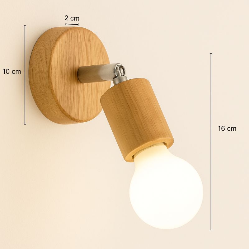 Plafonnier spot en bois massif - Orée