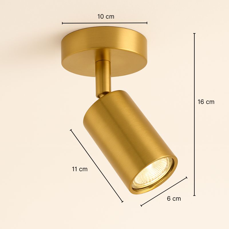 Plafonnier spot doré - Orion