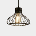 Suspension industrielle noire design - Mirabeau