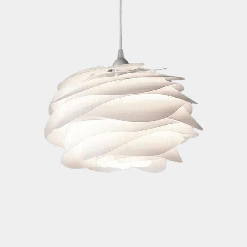 Suspension blanche design pétales de fleurs - Floral
