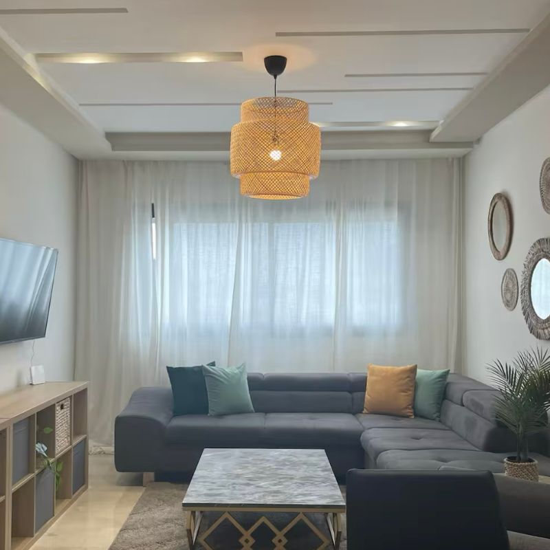 Suspension en bambou naturel - Sora