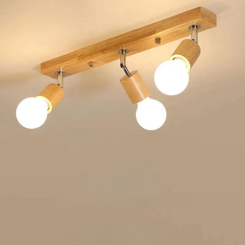 Plafonnier spot en bois massif - Orée