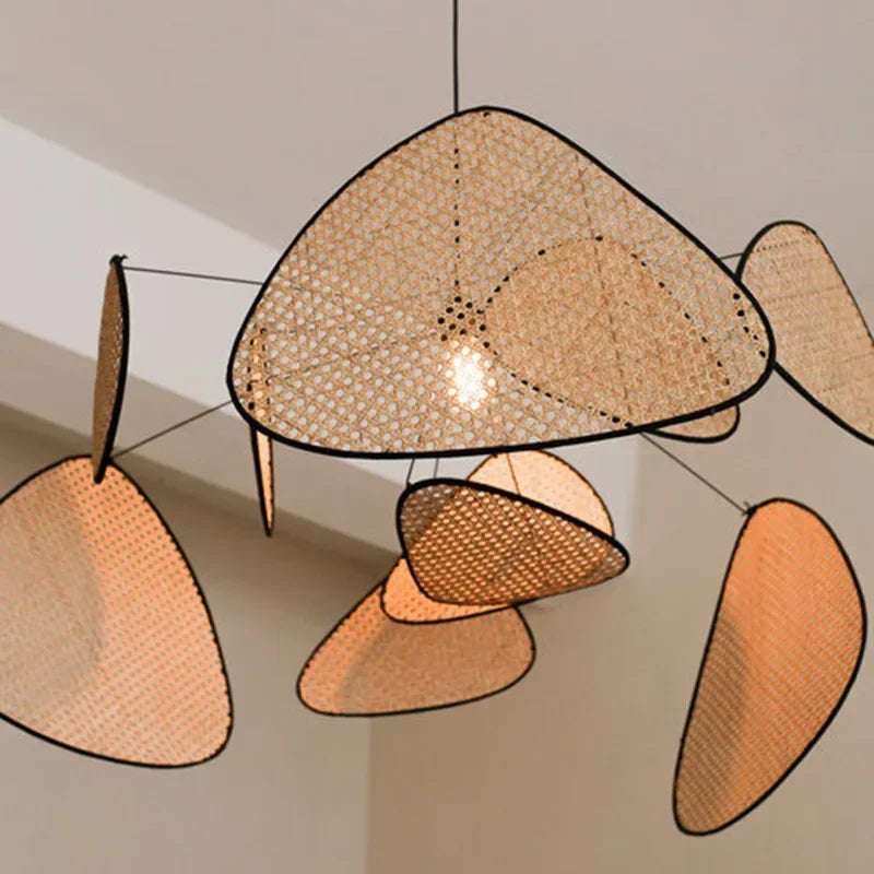 Suspension rotin - Lila