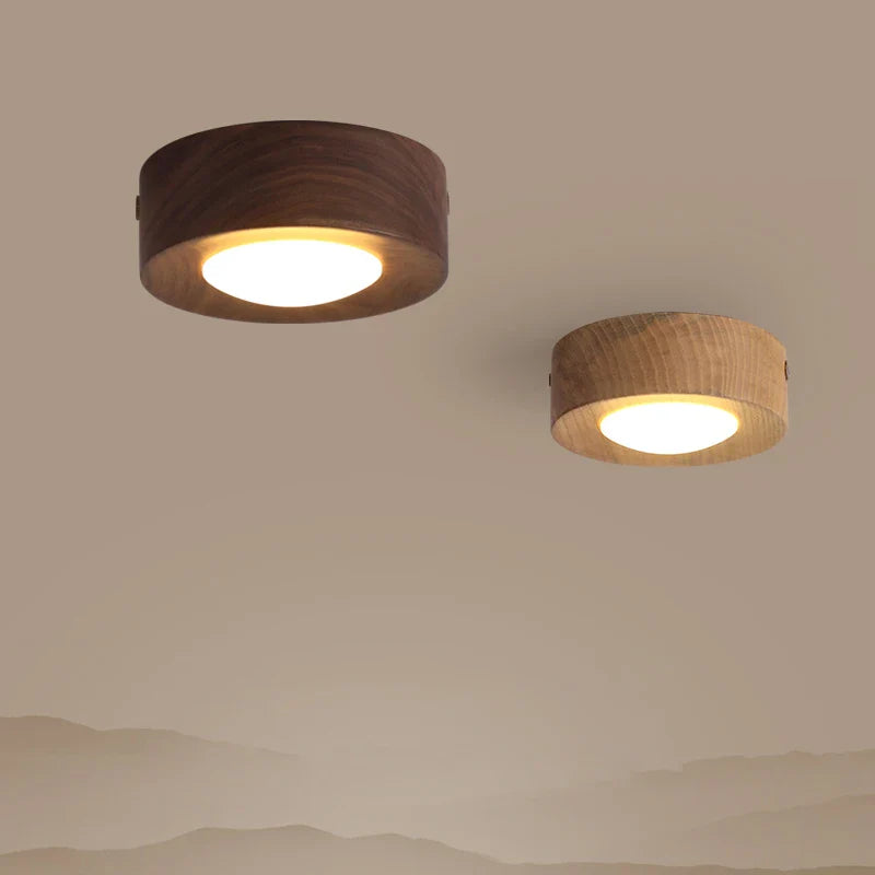 Plafonnier spot en bois - Heloa