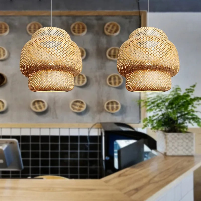 Suspension en bambou naturel - Sora