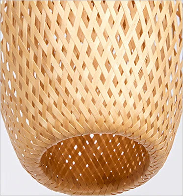 Suspension en bambou rotin naturel - Amara