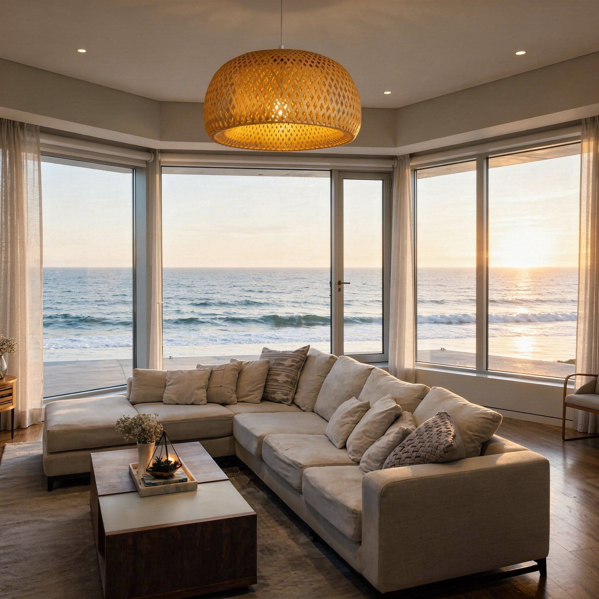 Suspension en bambou naturel - Galilei