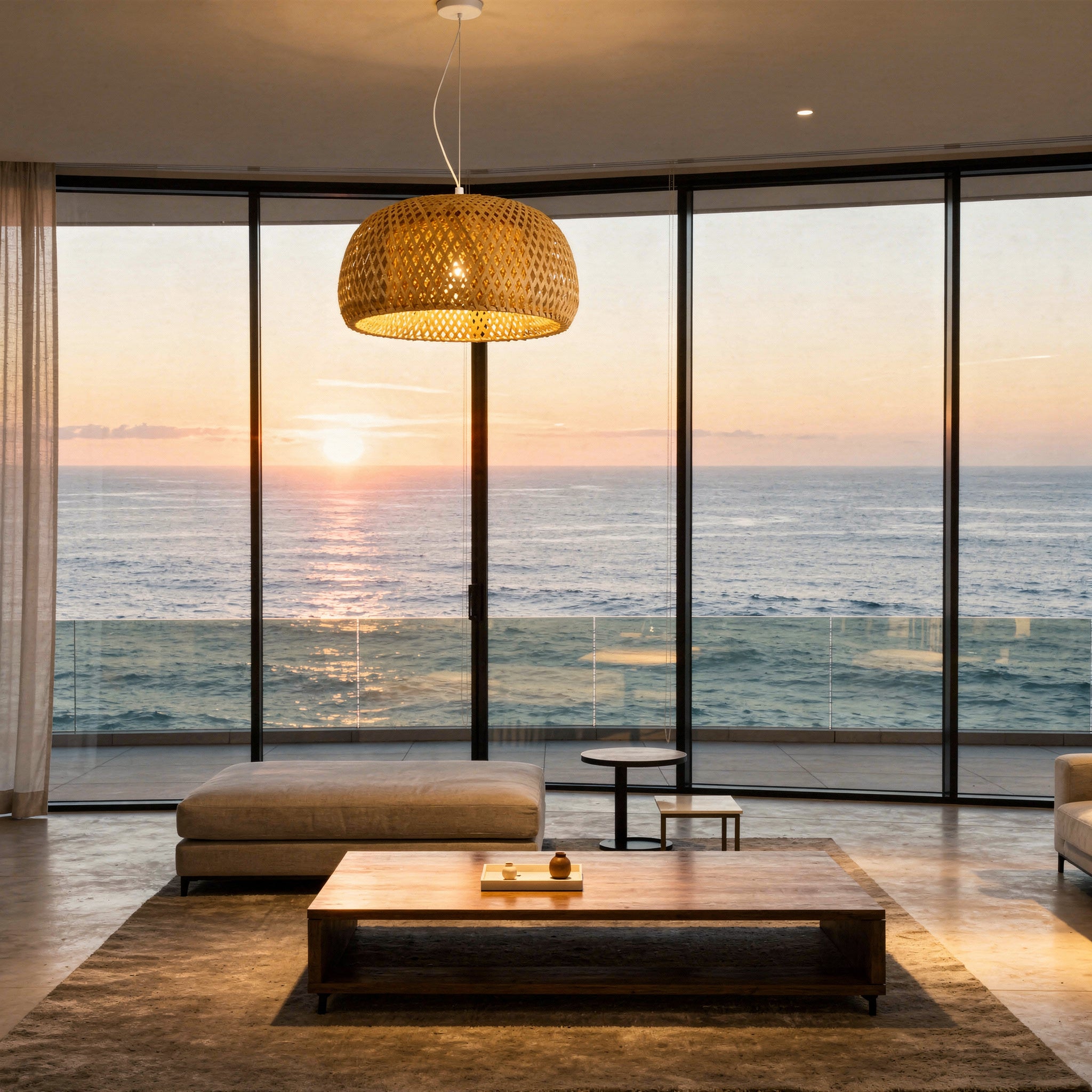 Suspension en bambou naturel - Galilei