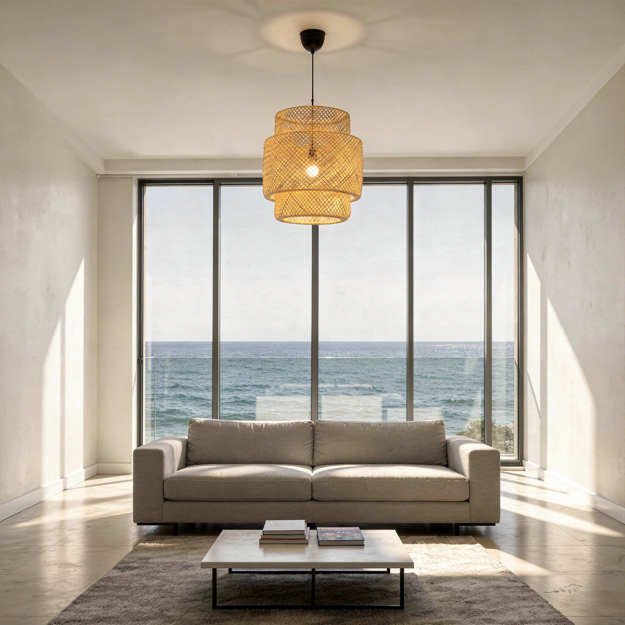 Suspension en bambou naturel - Sona