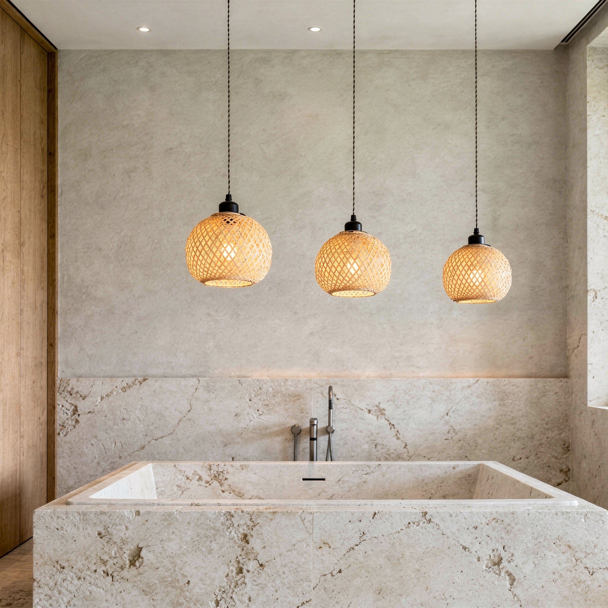 Suspension en bambou naturel - Palma