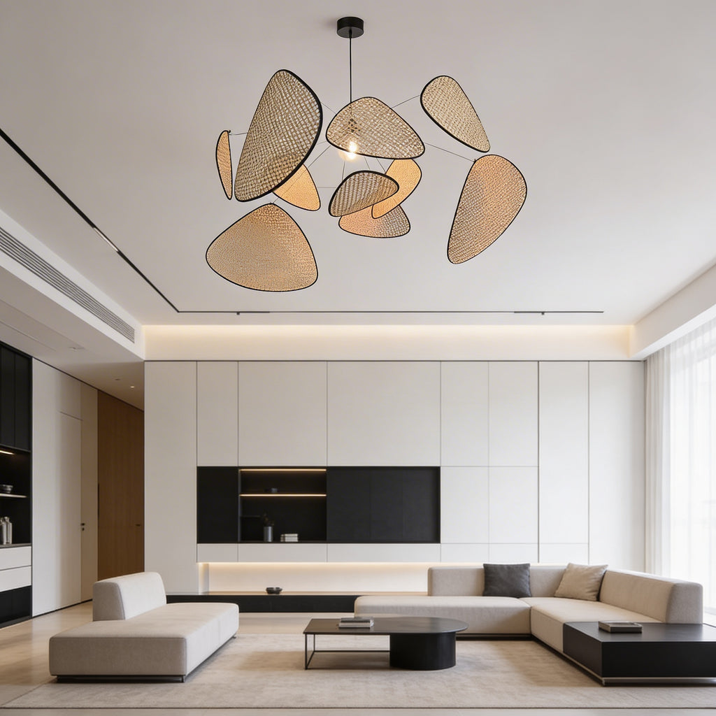 Suspension rotin - Lila