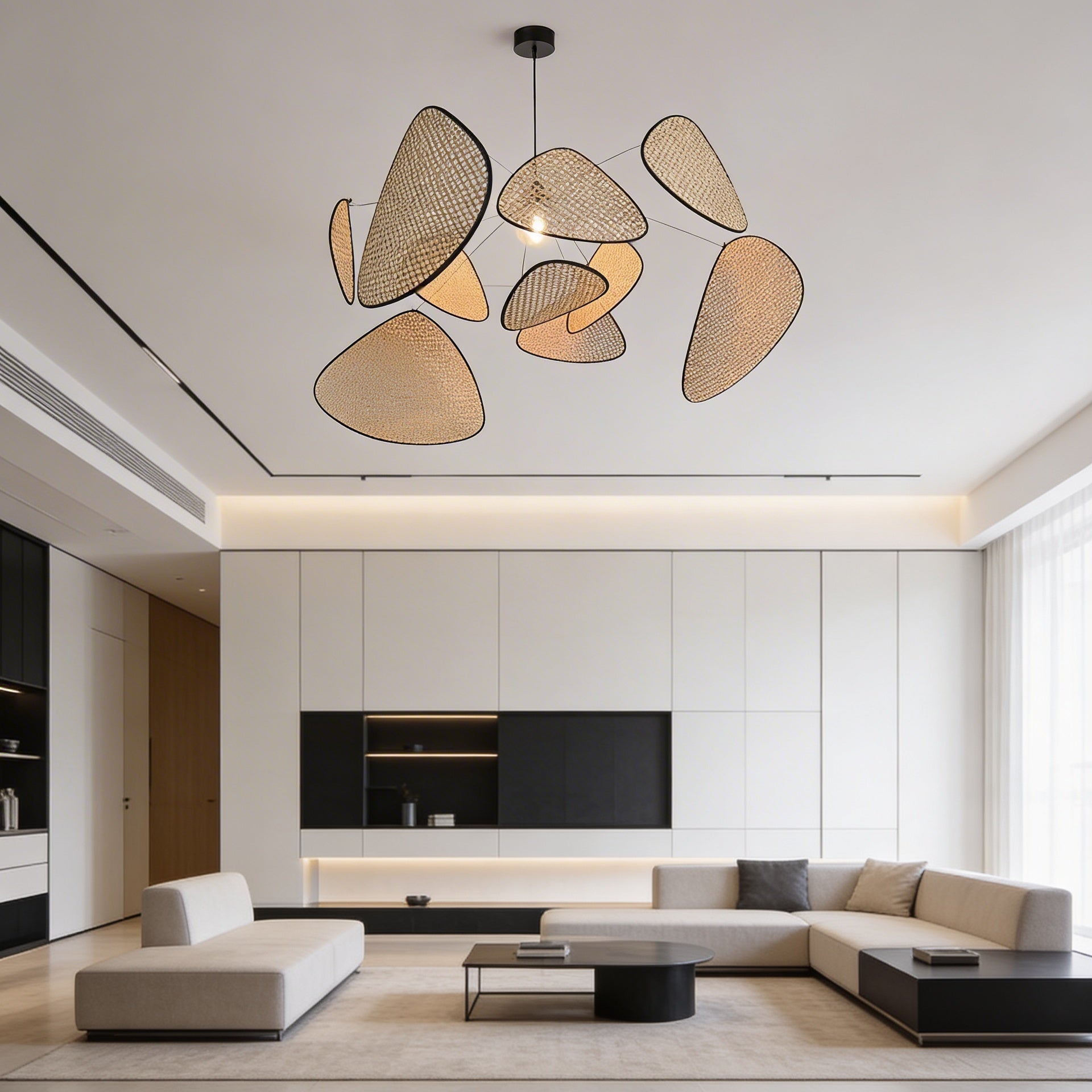 Suspension rotin - Lila