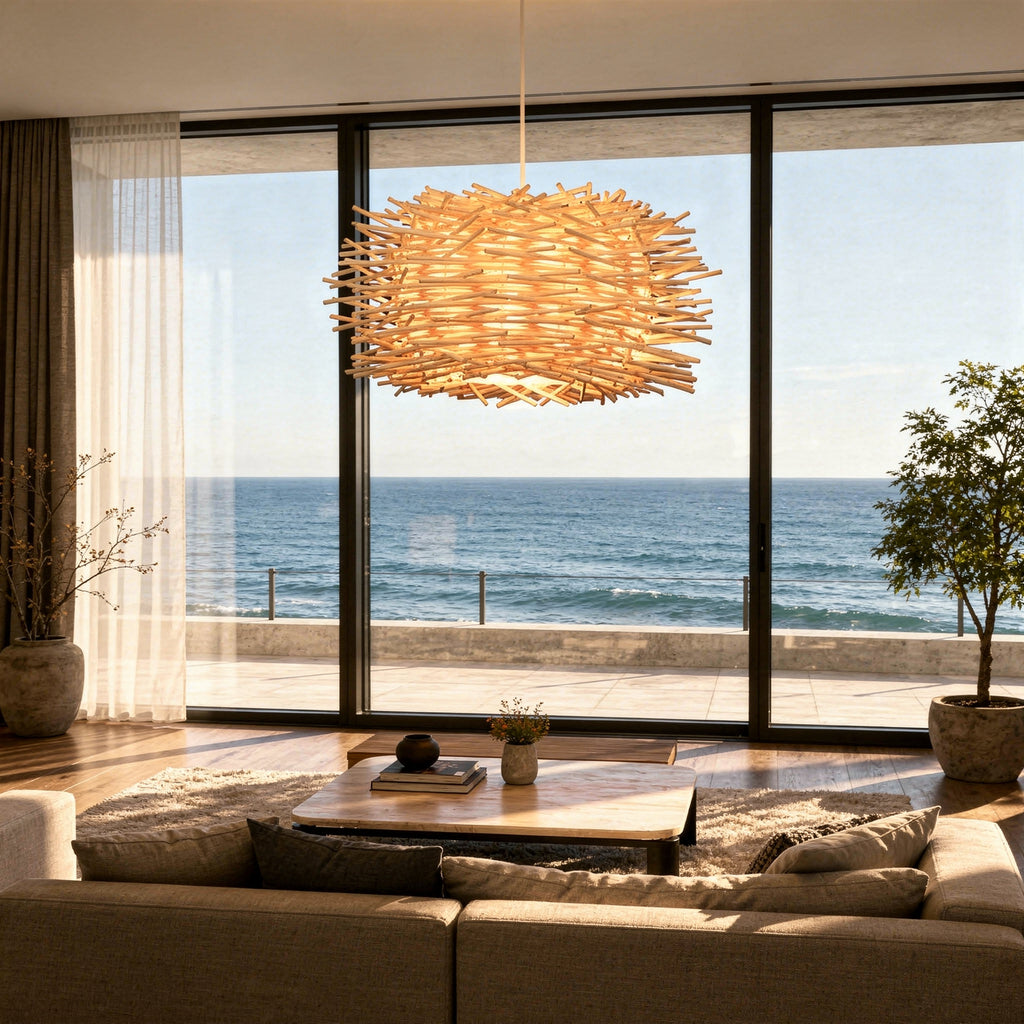 Suspension bambou naturel - Andela