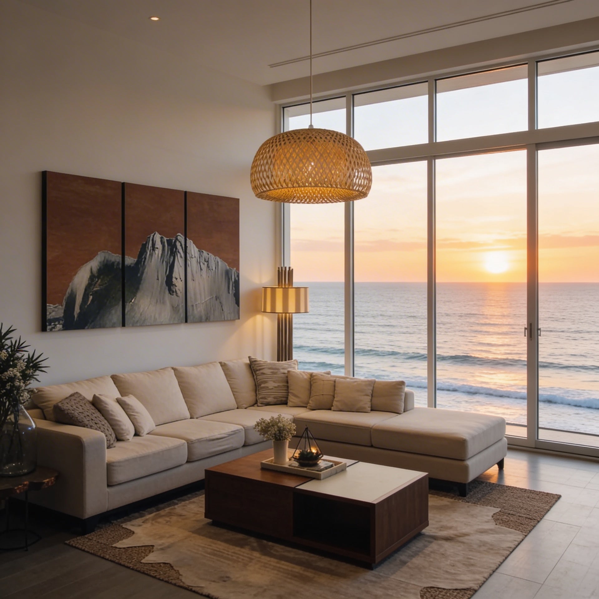 Suspension en bambou naturel - Galilei