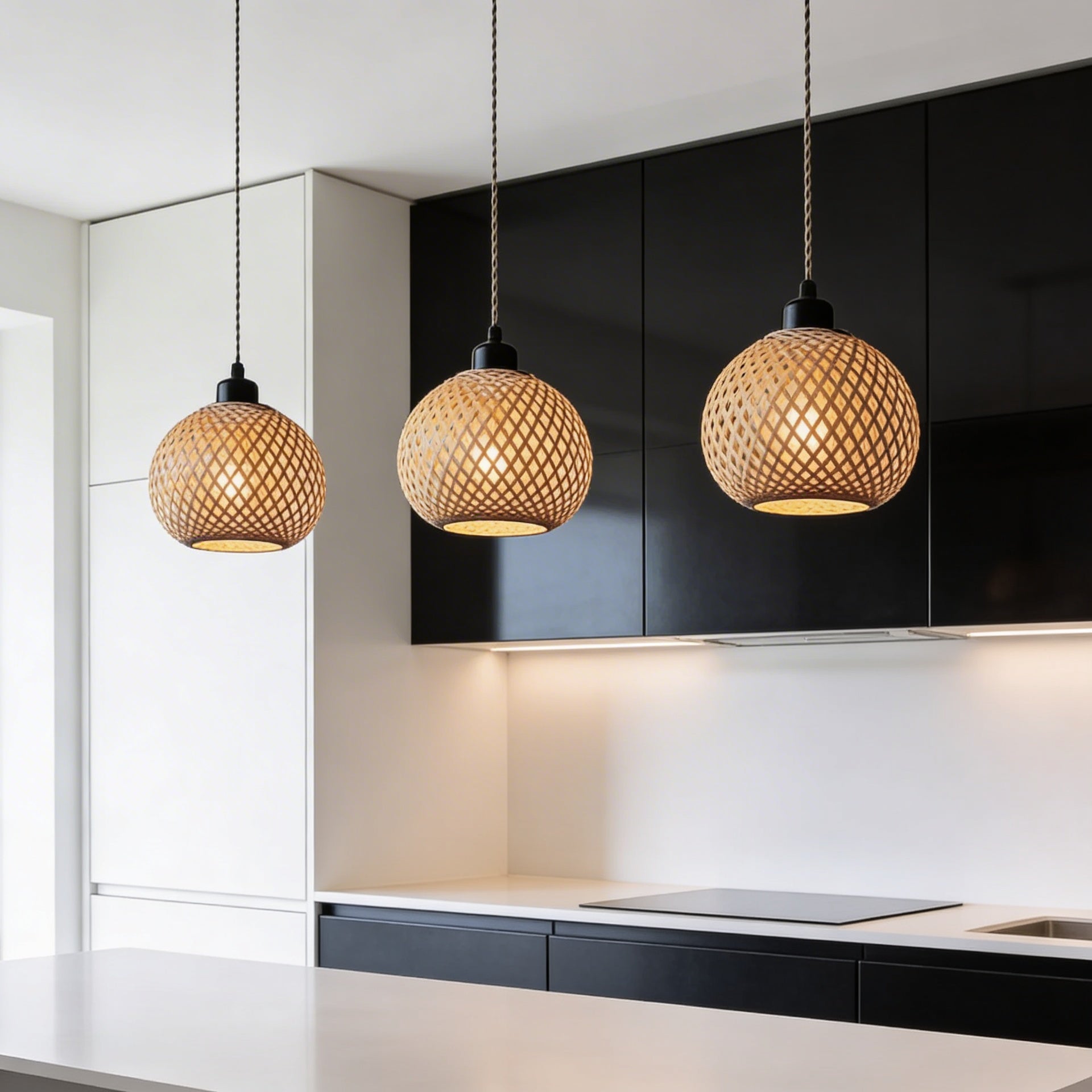 Suspension en bambou naturel - Palma