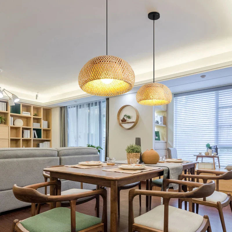 Suspension en bambou naturel - Yuna