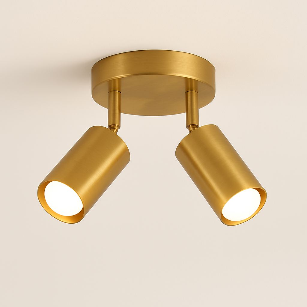 Plafonnier spot doré - Orion