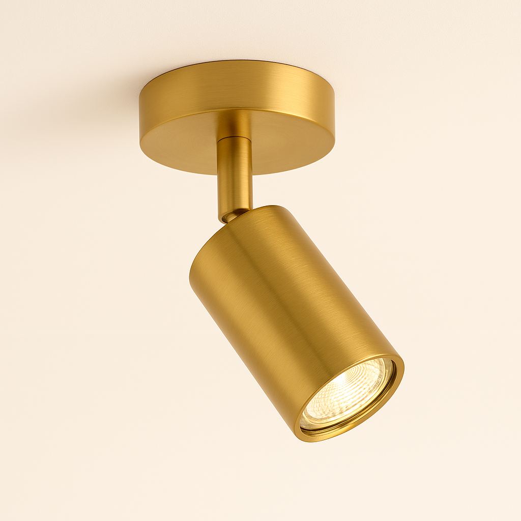 Plafonnier spot doré - Orion