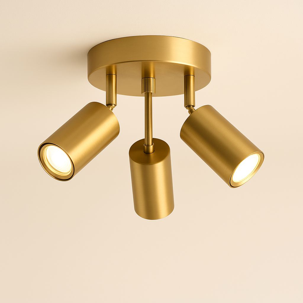 Plafonnier spot doré - Orion