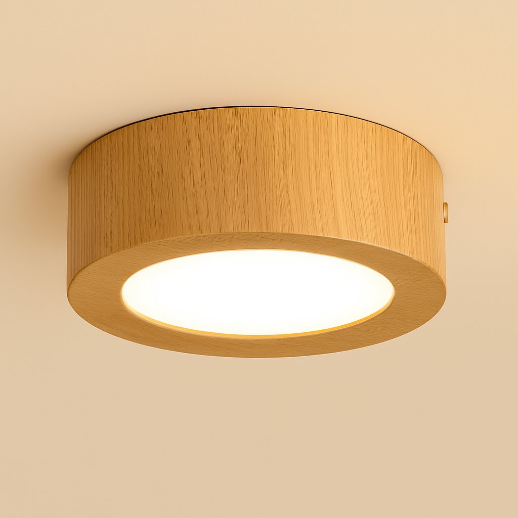 Plafonnier spot en bois - Heloa