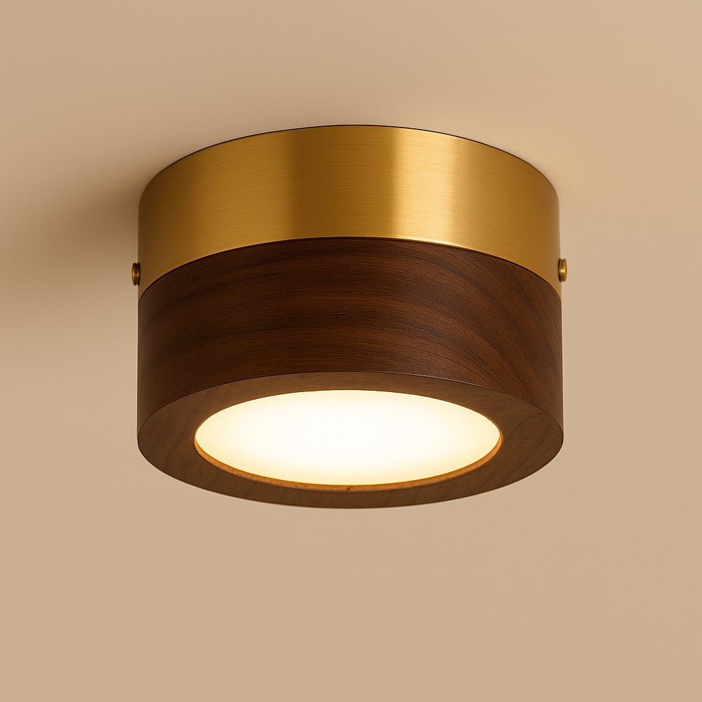 Plafonnier spot en bois - Heloa