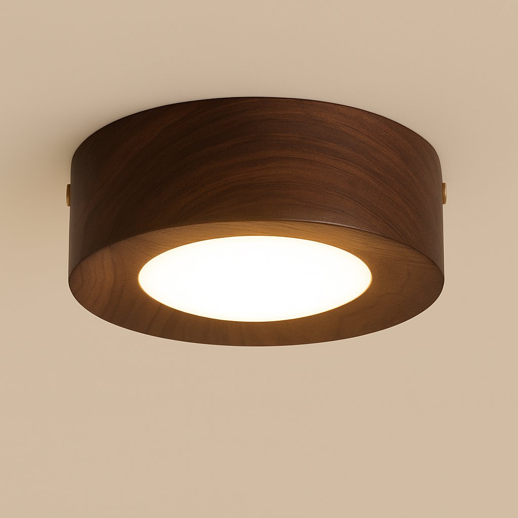 Plafonnier spot en bois - Haloa